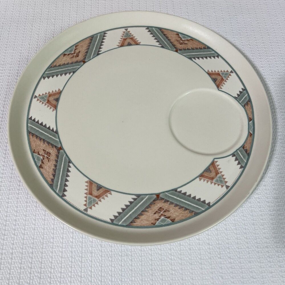 Mikasa Santa Fe Crudite Itaglio Ceramic Multi Southwest Replacement Plate Only